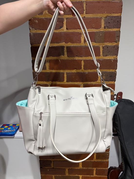 White Elm Gemini Convertible Backpack Tote - Silver/Teal (discontinued color) main image 9